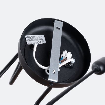 Припотолочная люстра LOOP 2xE27/15W/230V черный