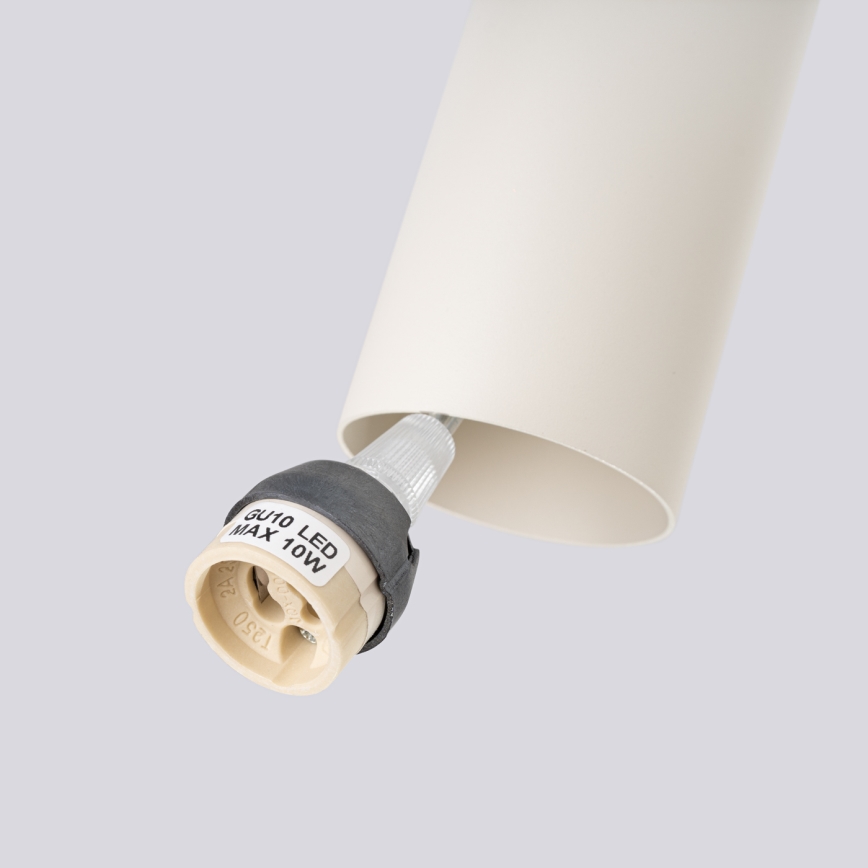 Подвесная люстра LAGOS 1xGU10/10W/230V кремовый