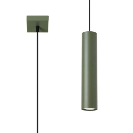 Підвісна люстра LAGOS 1xGU10/10W/230V зелений