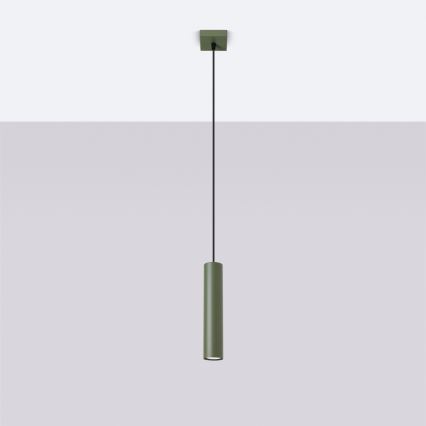 Підвісна люстра LAGOS 1xGU10/10W/230V зелений