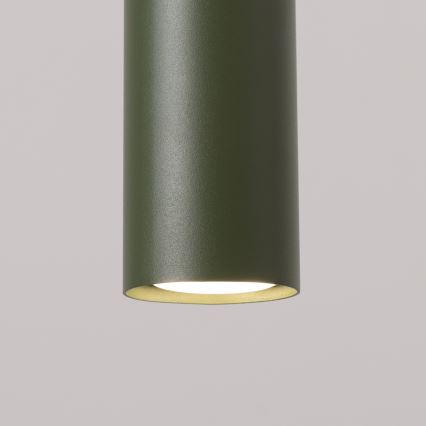 Підвісна люстра LAGOS 1xGU10/10W/230V зелений