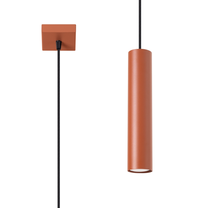 Подвесная люстра LAGOS 1xGU10/10W/230V красный