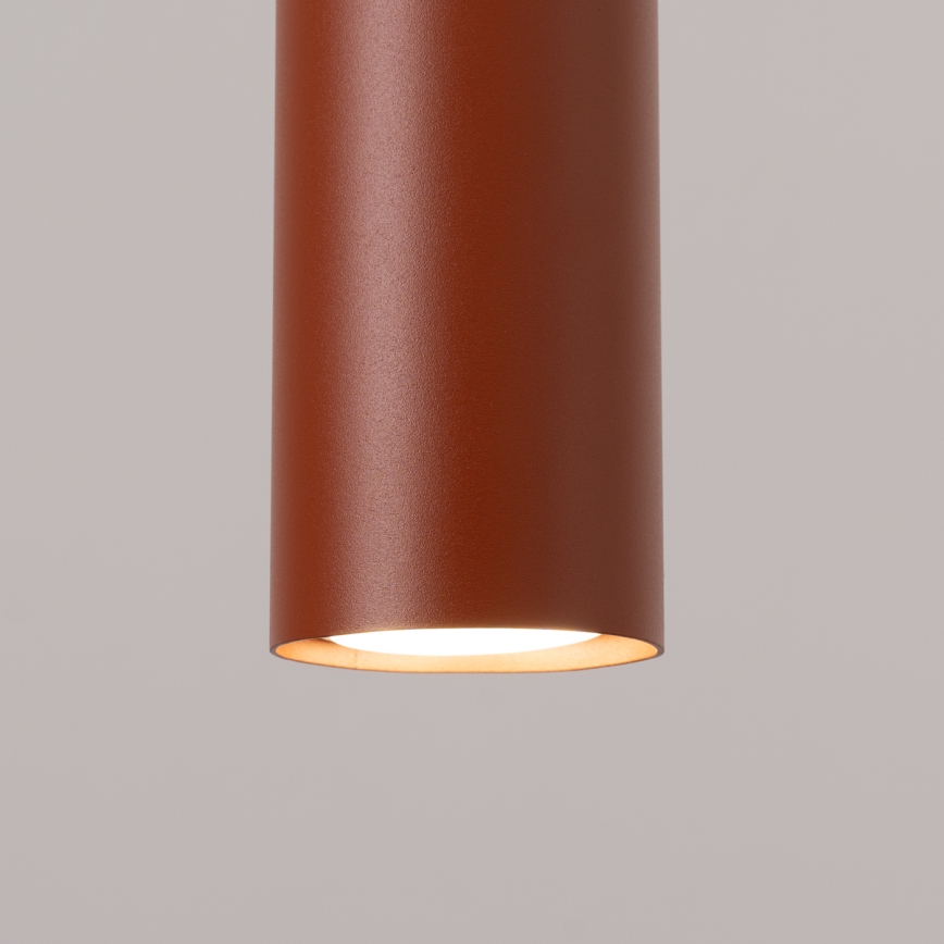 Подвесная люстра LAGOS 1xGU10/10W/230V красный