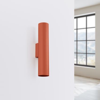 Настінний світильник LAGOS 2xGU10/10W/230V червоний