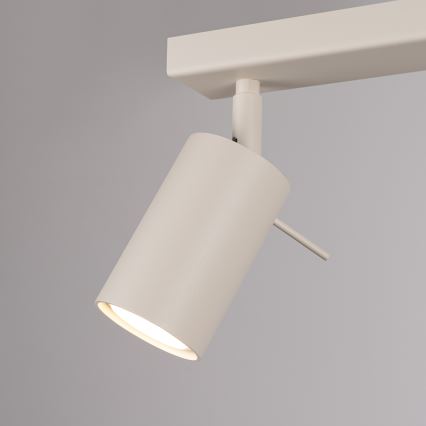 Точковий світильник RING 3xGU10/10W/230V кремовий