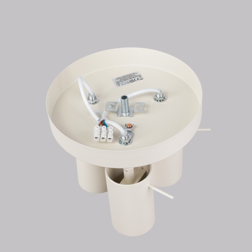 Точечный светильник RING 3xGU10/10W/230V кремовый