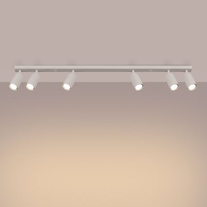 Точечный светильник RING 6xGU10/10W/230V кремовый