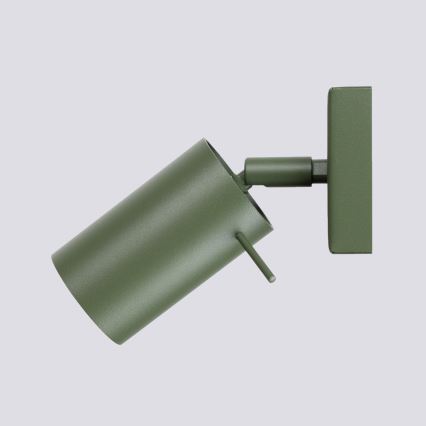 Настенный точечный светильник RING 1xGU10/10W/230V зеленый