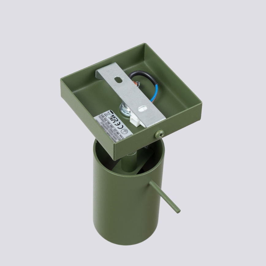 Настенный точечный светильник RING 1xGU10/10W/230V зеленый