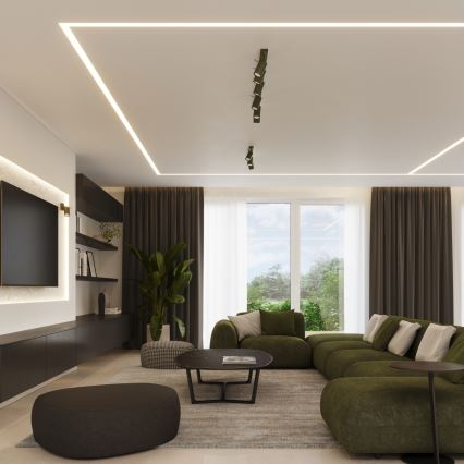 Точковий світильник RING 6xGU10/10W/230V зелений