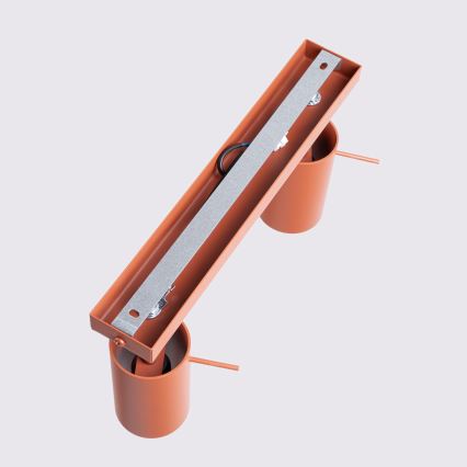 Точечный светильник RING 2xGU10/10W/230V красный