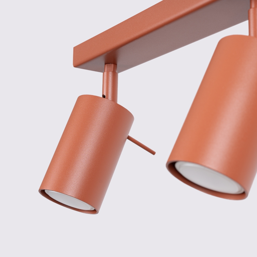 Точковий світильник RING 4xGU10/10W/230V червоний