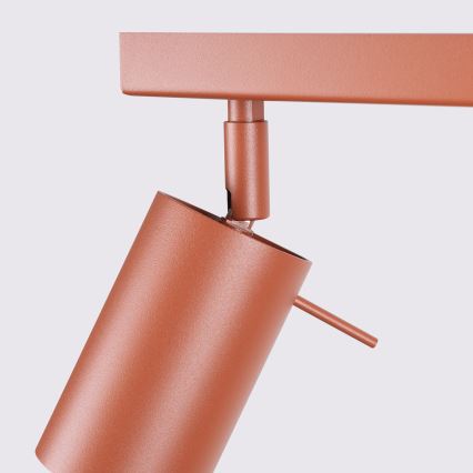 Точковий світильник RING 6xGU10/10W/230V червоний