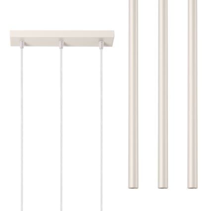 Подвесная люстра PASTELO 3xG9/8W/230V кремовый