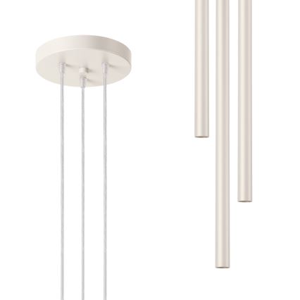 Подвесная люстра PASTELO 3xG9/8W/230V кремовый