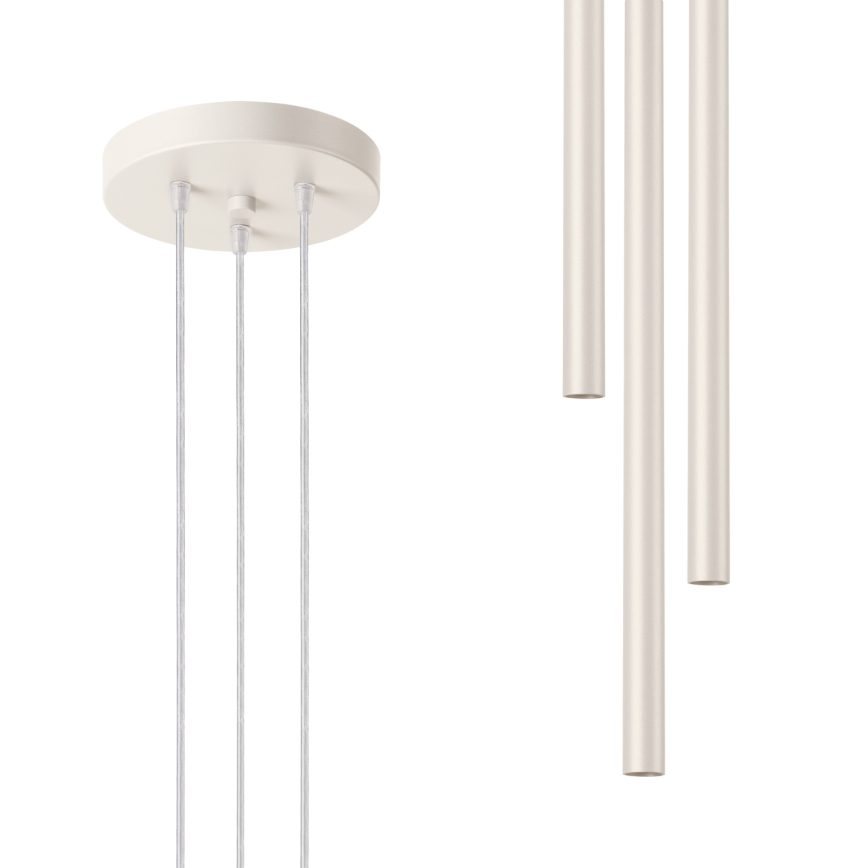 Подвесная люстра PASTELO 3xG9/8W/230V кремовый