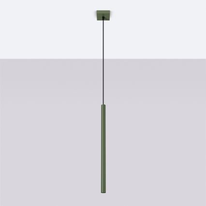 Подвесная люстра PASTELO 1xG9/8W/230V зеленый