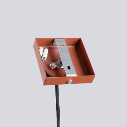 Підвісна люстра PASTELO 1xG9/8W/230V червоний
