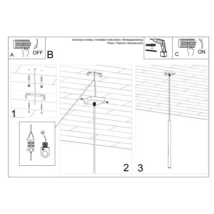 Підвісна люстра PASTELO 1xG9/8W/230V червоний