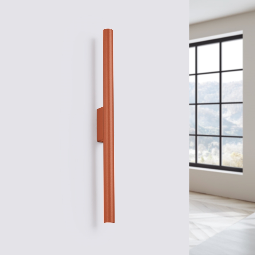 Настінний світильник PASTELO 2xG9/8W/230V червоний