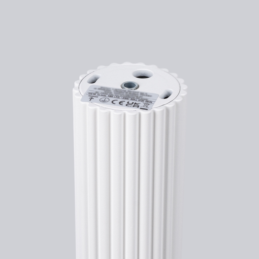 Точковий світильник KARBON 1xGU10/10W/230V 20 см білий
