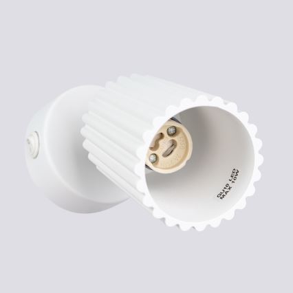 Настенный точечный светильник KARBON 1xGU10/10W/230V белый
