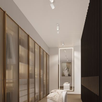 Точковий світильник KARBON 2xGU10/10W/230V білий