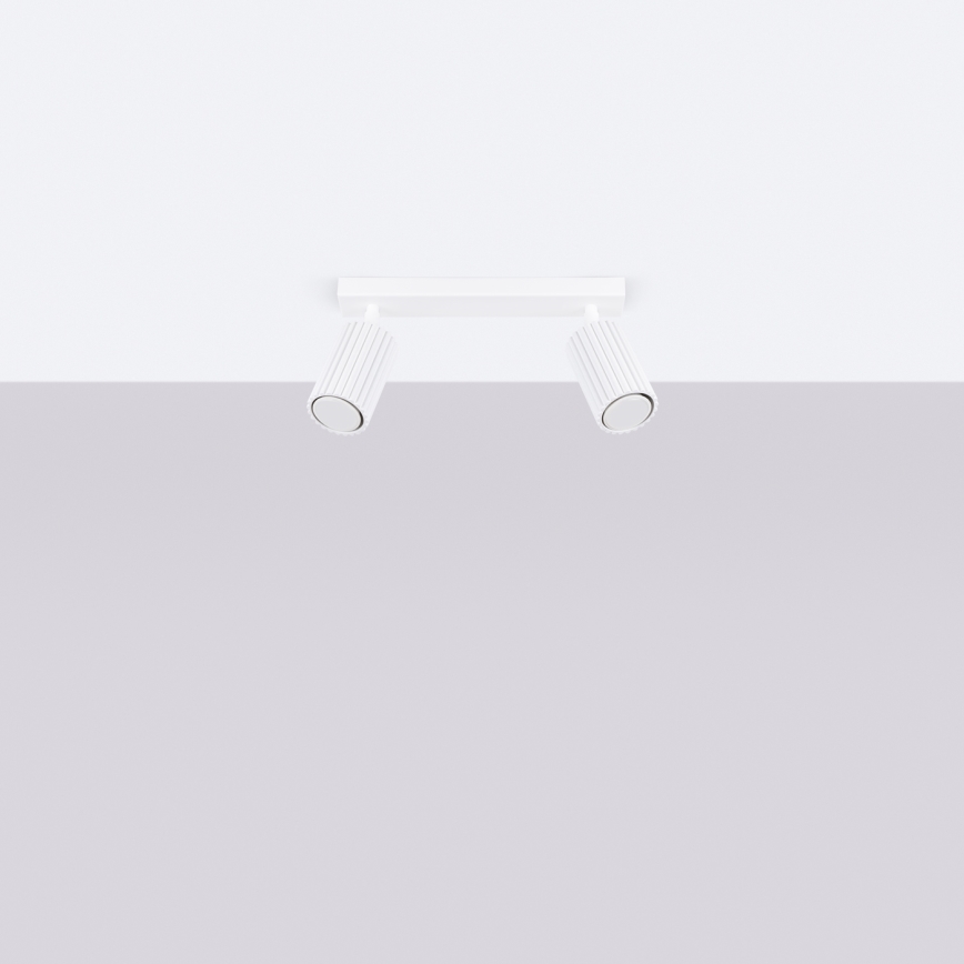 Точковий світильник KARBON 2xGU10/10W/230V білий