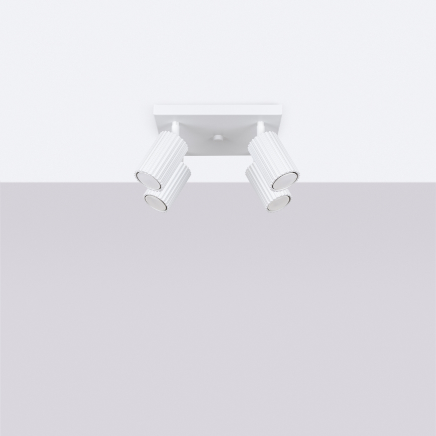 Точковий світильник KARBON 4xGU10/10W/230V білий