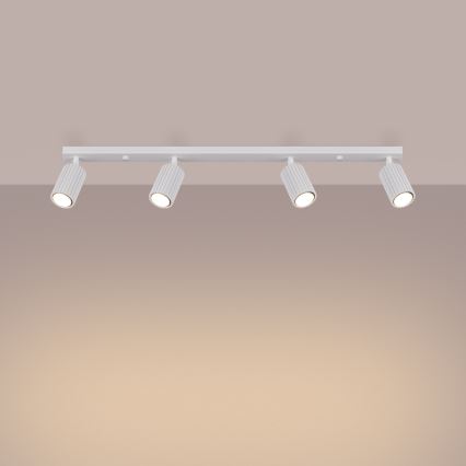 Точковий світильник KARBON 4xGU10/10W/230V білий