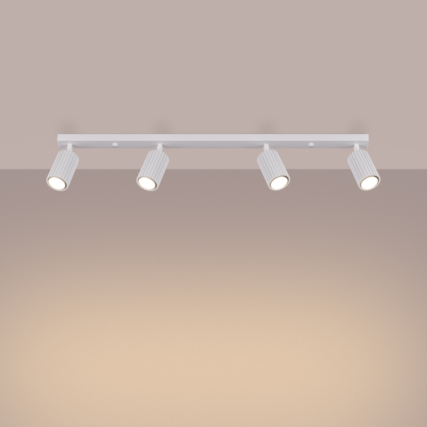 Точковий світильник KARBON 4xGU10/10W/230V білий