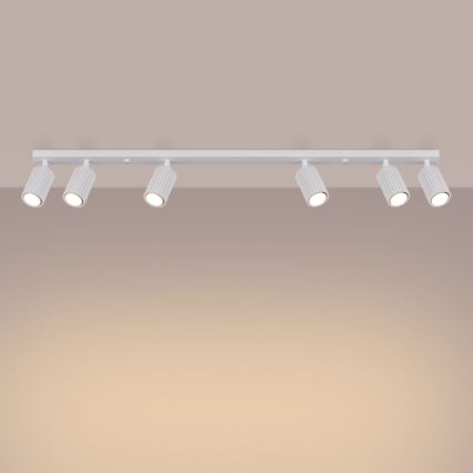 Точковий світильник KARBON 6xGU10/10W/230V білий