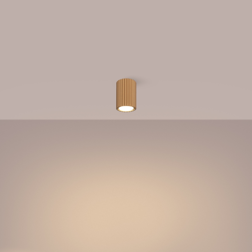 Точечный светильник KARBON 1xGU10/10W/230V 10 см золотистый