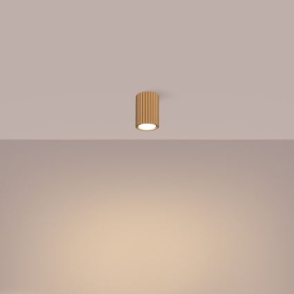 Точковий світильник KARBON 1xGU10/10W/230V 10 см золотий