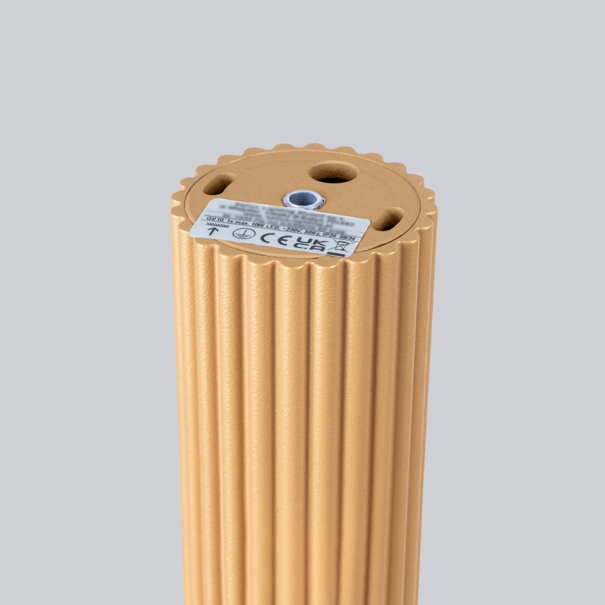 Точечный светильник KARBON 1xGU10/10W/230V 40 см золотистый