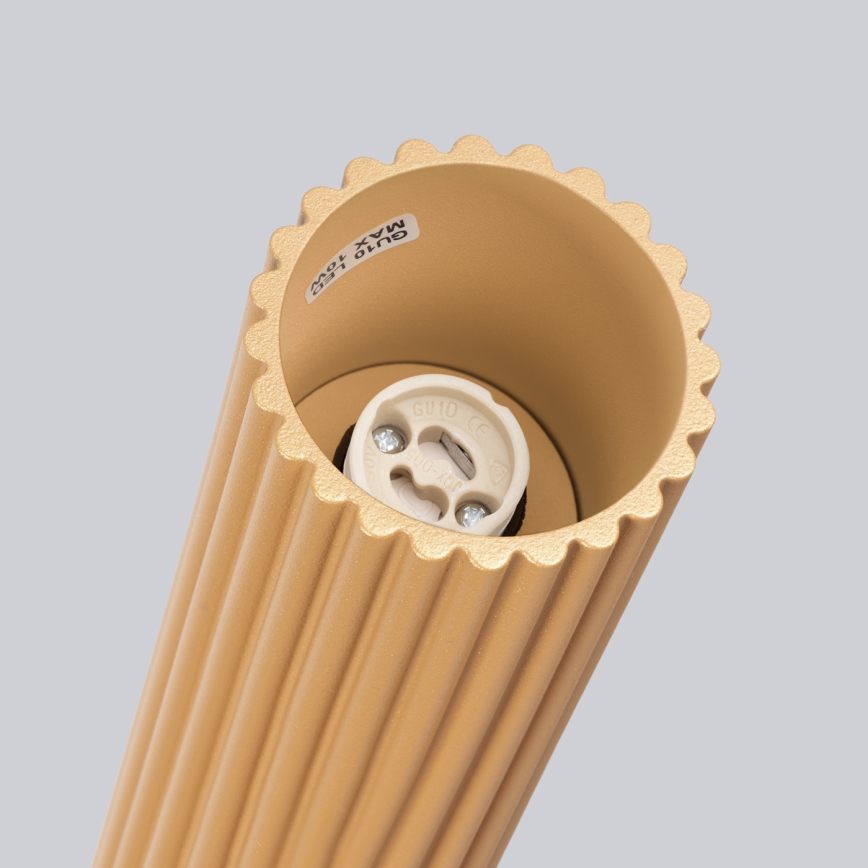 Точковий світильник KARBON 1xGU10/10W/230V 60 см золотий