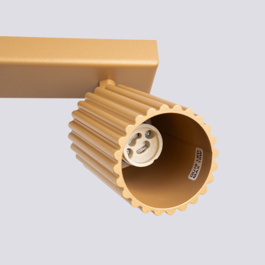 Точковий світильник KARBON 2xGU10/10W/230V золотий