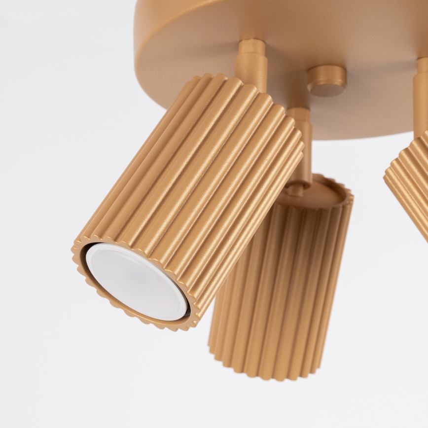 Точечный светильник KARBON 3xGU10/10W/230V золотистый