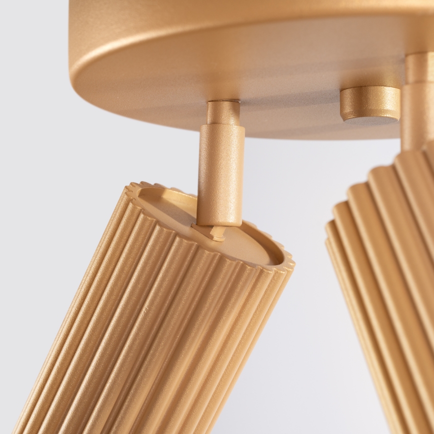 Точечный светильник KARBON 3xGU10/10W/230V золотистый