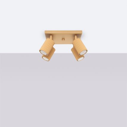 Точковий світильник KARBON 4xGU10/10W/230V золотий