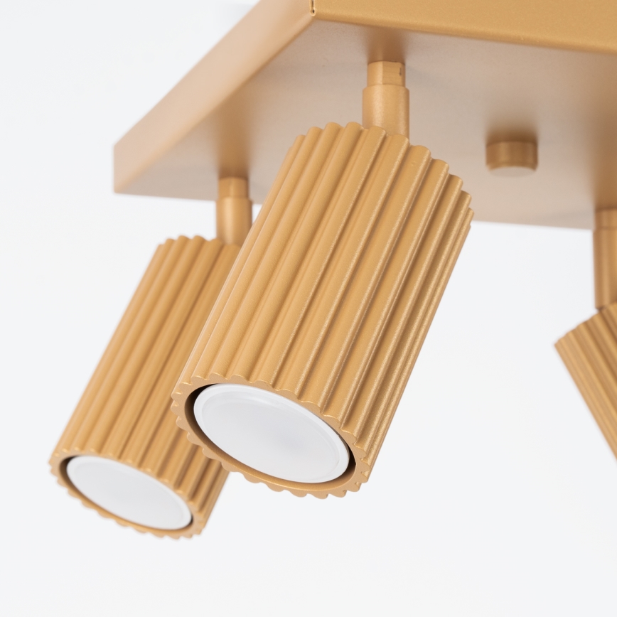 Точковий світильник KARBON 4xGU10/10W/230V золотий