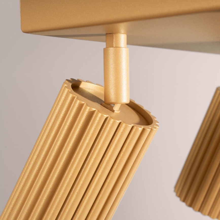 Точковий світильник KARBON 4xGU10/10W/230V золотий