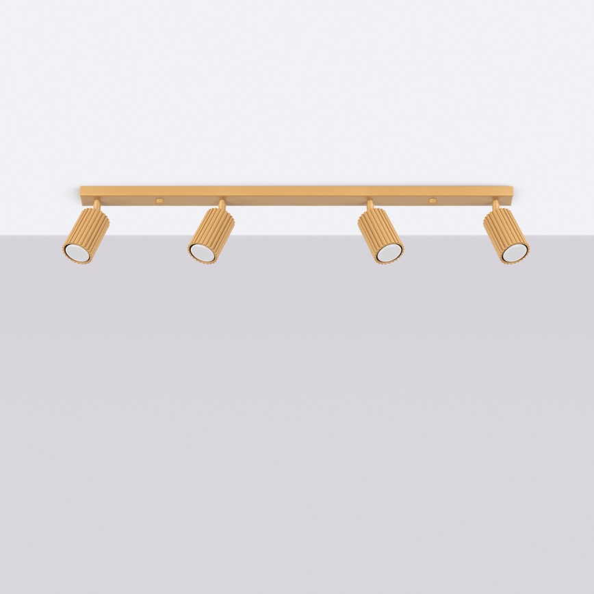 Точковий світильник KARBON 4xGU10/10W/230V золотий