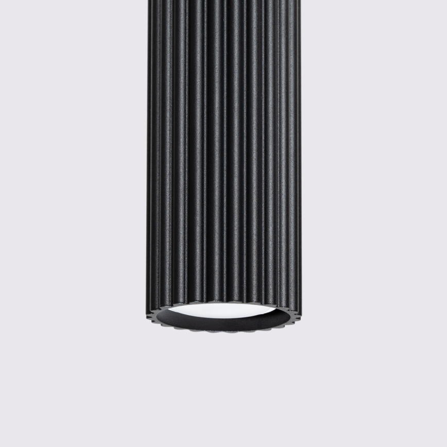 Подвесная люстра KARBON 1xGU10/10W/230V черный