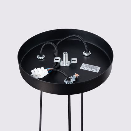 Подвесная люстра KARBON 3xGU10/10W/230V черный