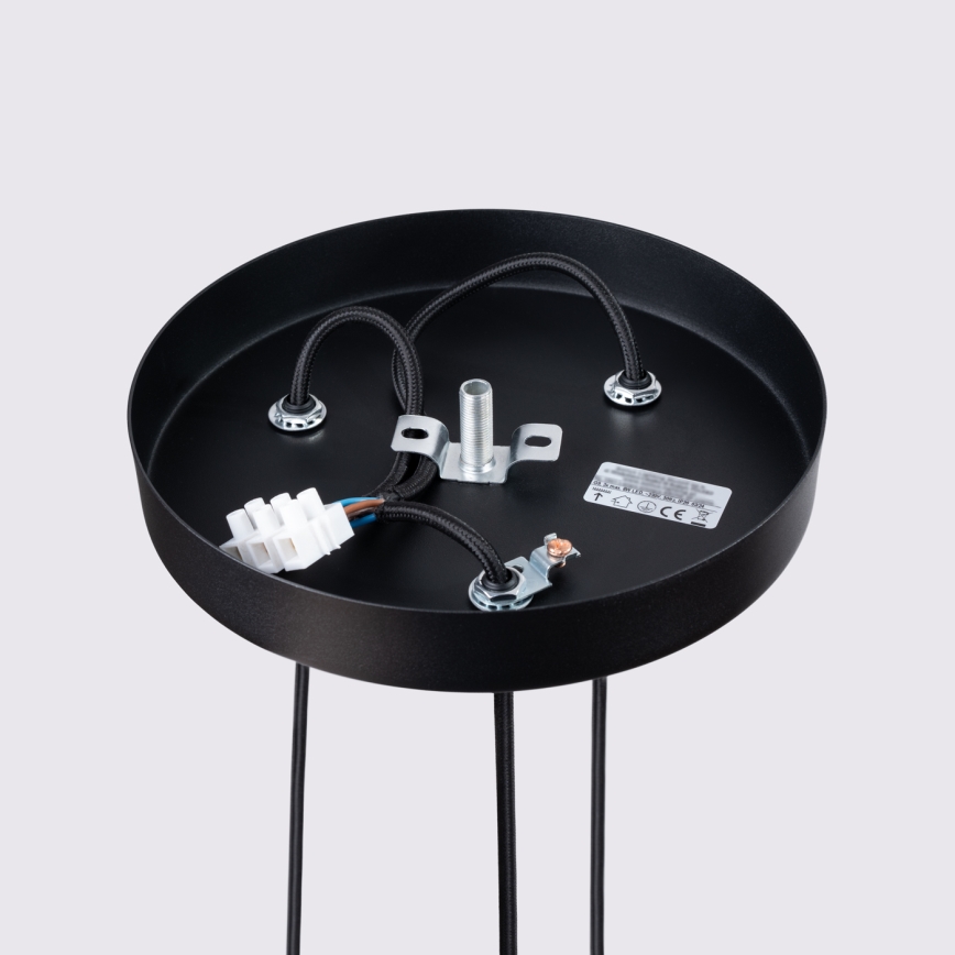 Подвесная люстра KARBON 3xGU10/10W/230V черный