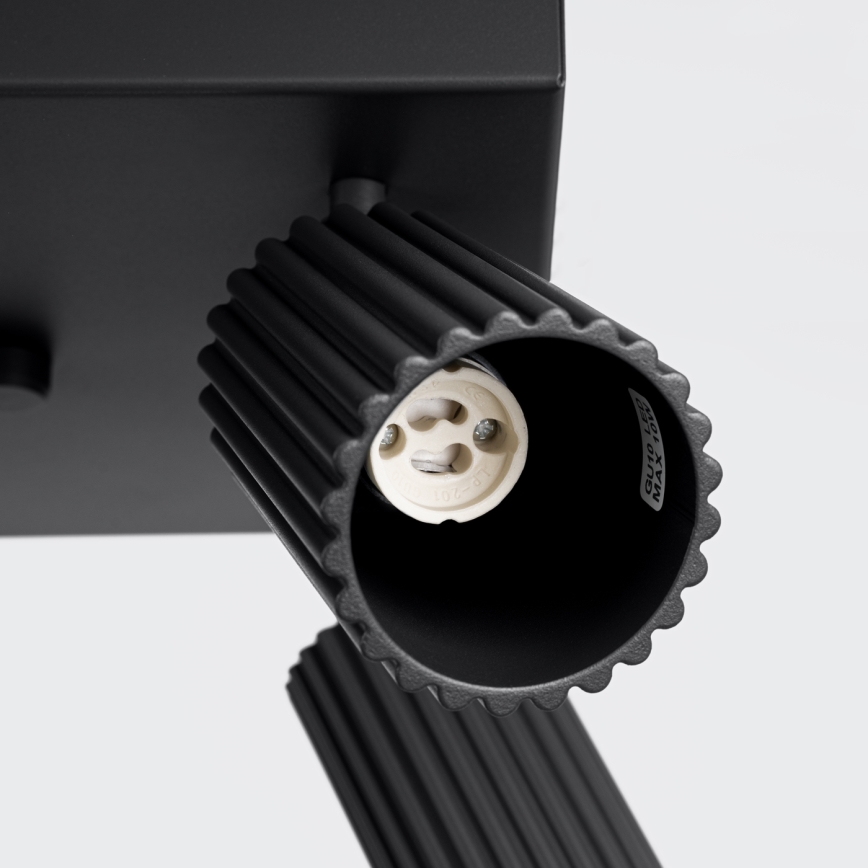 Точечный светильник KARBON 4xGU10/10W/230V черный