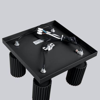 Точковий світильник KARBON 4xGU10/10W/230V чорний