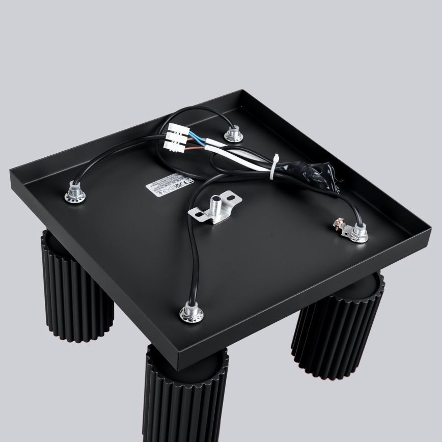 Точковий світильник KARBON 4xGU10/10W/230V чорний