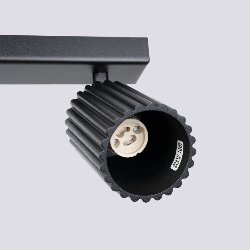 Точечный светильник KARBON 6xGU10/10W/230V черный